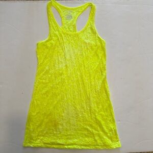 Express Neon Yellow Tank Top